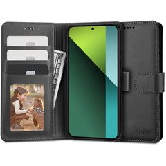 COPERTINA PER LIBRO TECH-PROTECT WALLET XIAOMI REDMI NOTE 13 PRO 5G / POCO X6 5G NERA