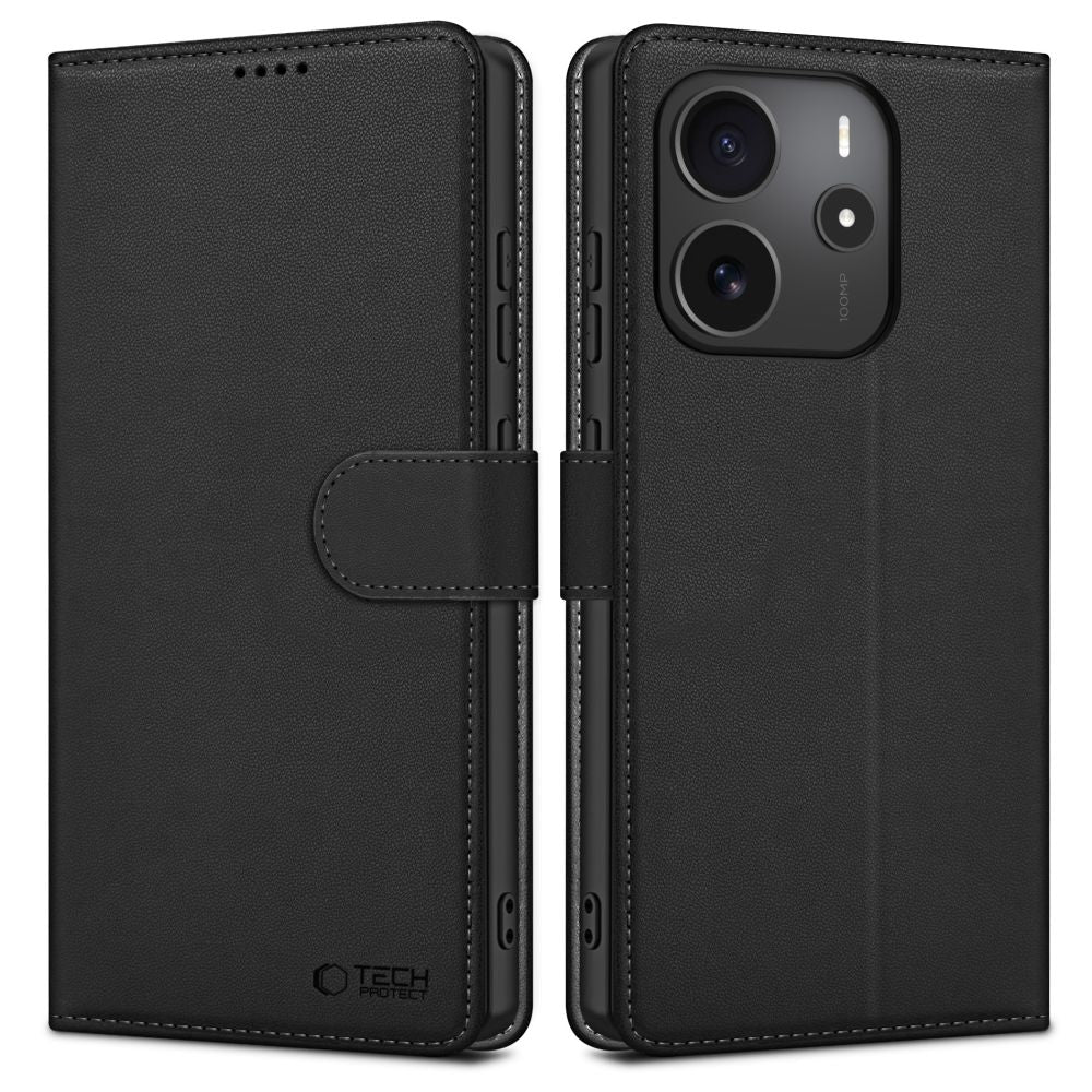 TECH-PROTECT WALLET XIAOMI REDMI NOTE 14 4G / LTE NERO OPACO