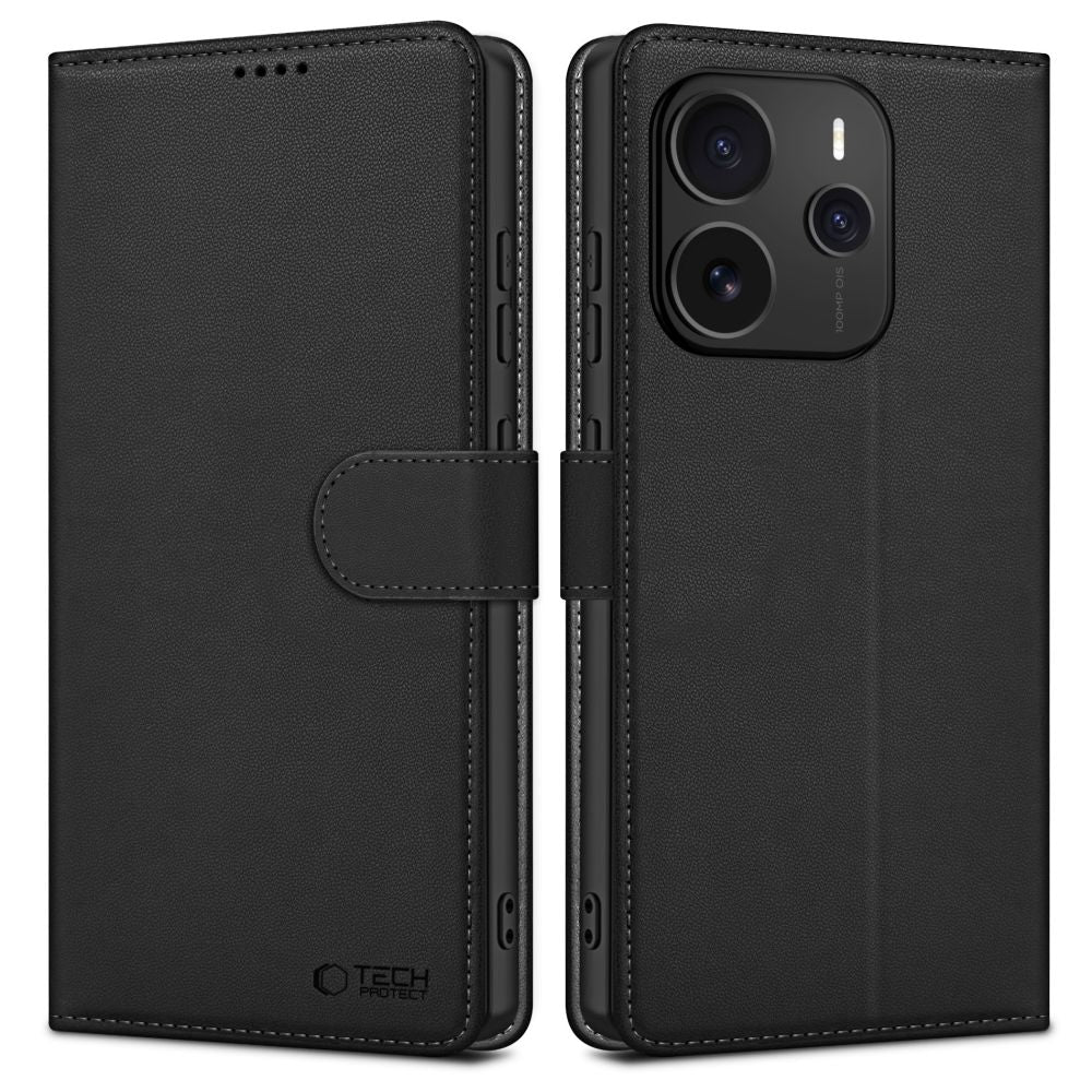 TECH-PROTECT WALLET XIAOMI REDMI NOTE 14 5G NERO OPACO
