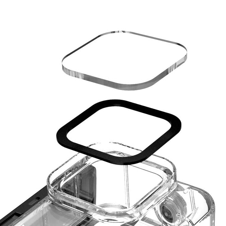 CUSTODIA IMPERMEABILE TECH-PROTECT WATERPROOFCASE GOPRO HERO 9 / 10 / 11 TRASPARENTE