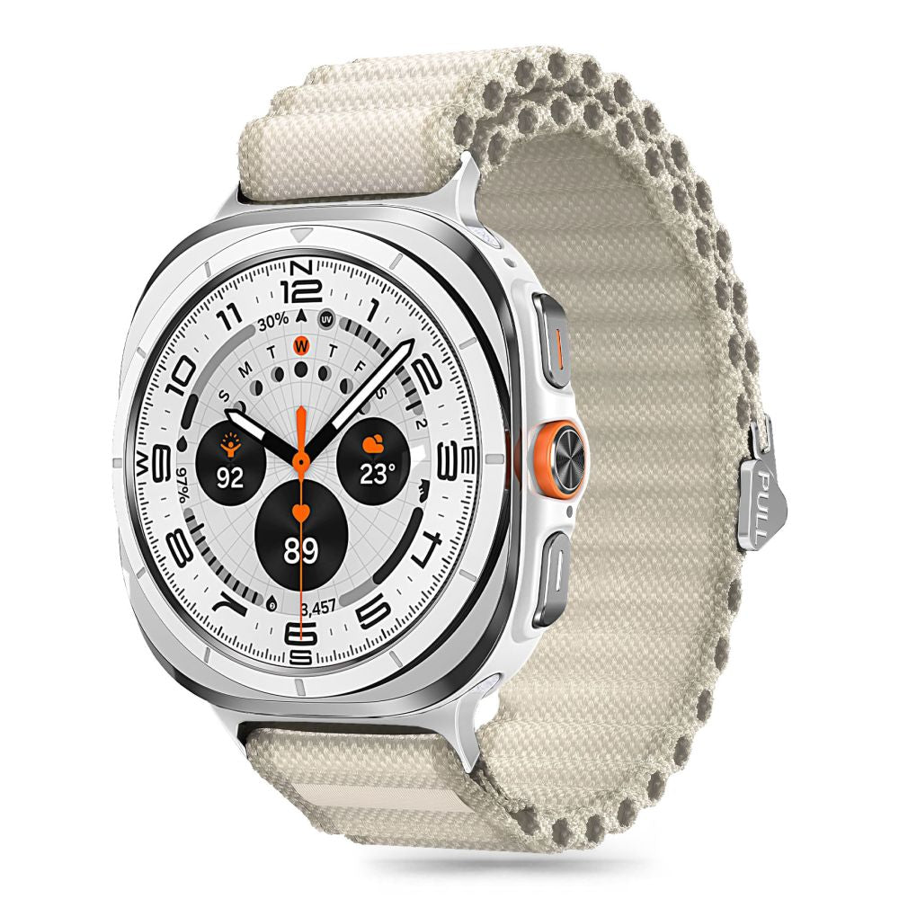 CINTURINO TECH-PROTECT WEAVE PRO SAMSUNG GALAXY WATCH ULTRA (47 MM) BIANCO CRAYON