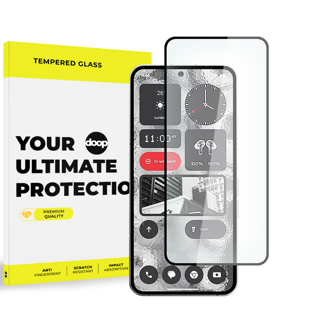 VETRO TEMPERATO DOOP GLASS NOTHING PHONE 2 NERO