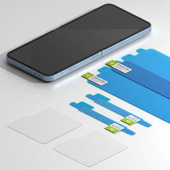 SET PROTETTIVO RINGKE 3-IN-1 PROTECTOR 2-SET GALAXY Z FLIP 6 TRASPARENTE