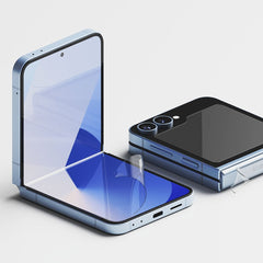 SET PROTETTIVO RINGKE 3-IN-1 PROTECTOR 2-SET GALAXY Z FLIP 6 TRASPARENTE